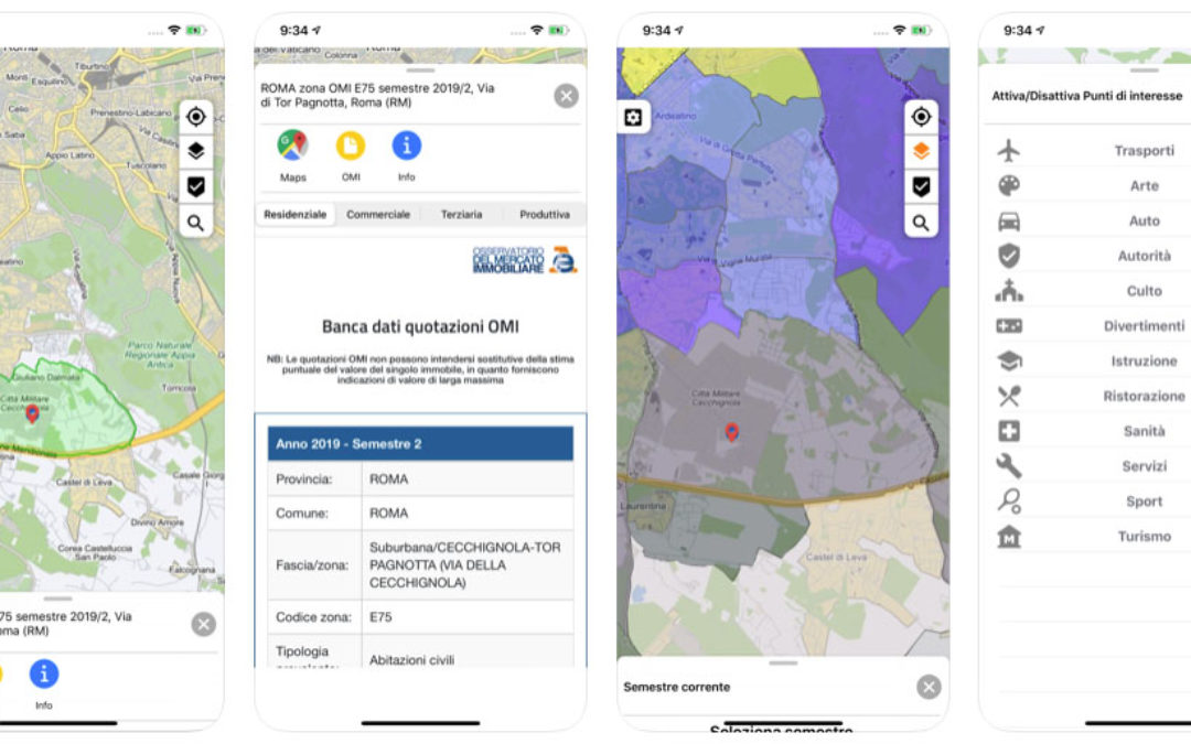 Le quotazioni degli immobili nell’App dell’Agenzia delle Entrate: “OMI MOBILE”